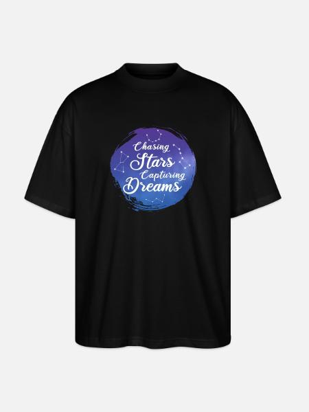 Hunting Stars Catching Dreams - Stanley/Stella Oversized Unisex Organic T-shirt Blaster 2.0 - black