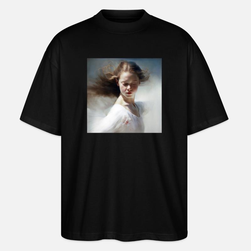 Frauenmalerei 01 - Stanley/Stella Oversized Unisex Bio T-Shirt Blaster 2.0 - Schwarz
