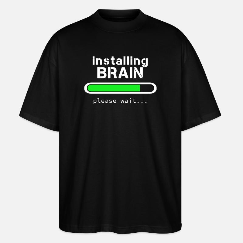 Installing Brain - T-shirt bio Blaster 2.0 coupe oversize Stanley/Stella Unisexe - noir