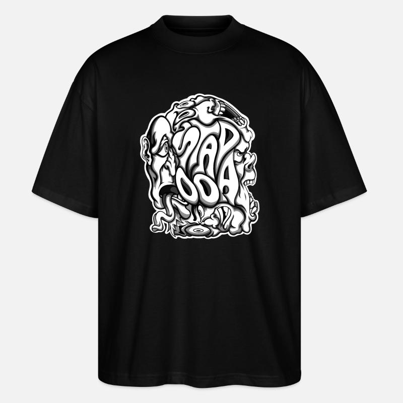 Stapooa2 - T-shirt bio Blaster 2.0 coupe oversize Stanley/Stella Unisexe - noir