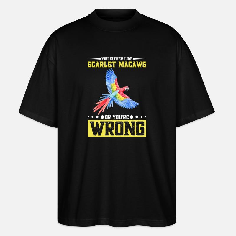 Entweder du magst Scharlacharas oder - Stanley/Stella Oversized Unisex Bio T-Shirt Blaster 2.0 - Schwarz
