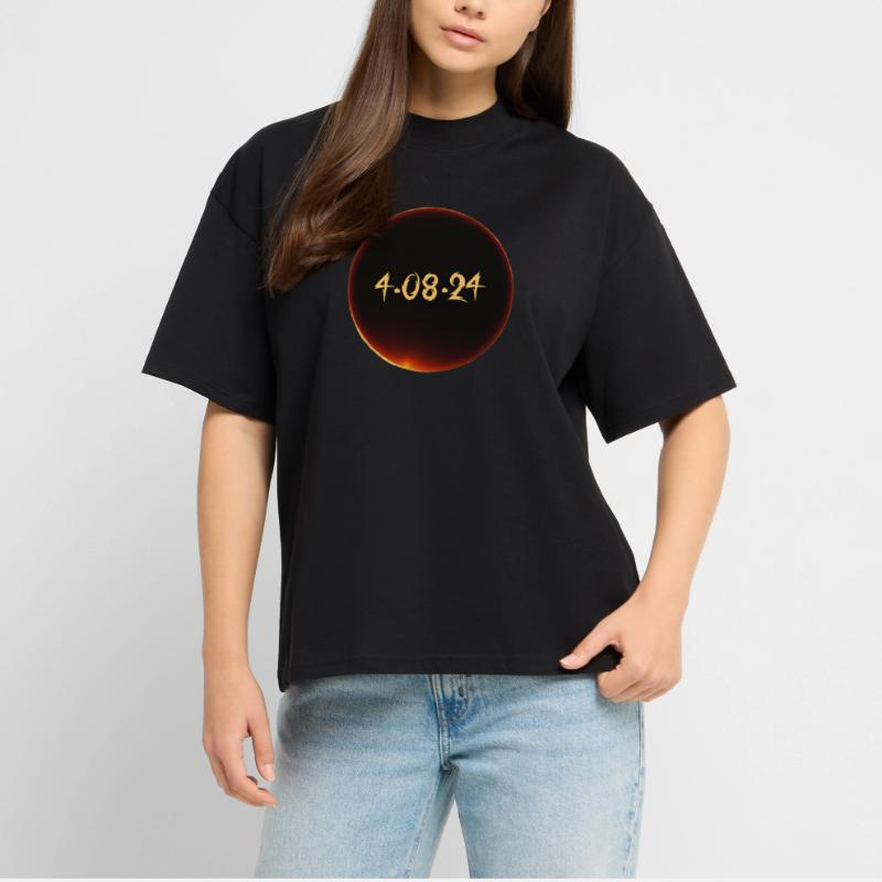 Solar Eclipse 2024 Stanley/Stella Oversized Unisex Organic T-shirt Blaster 2.0