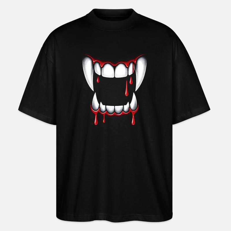 de vampire - T-shirt bio Blaster 2.0 coupe oversize Stanley/Stella Unisexe - noir