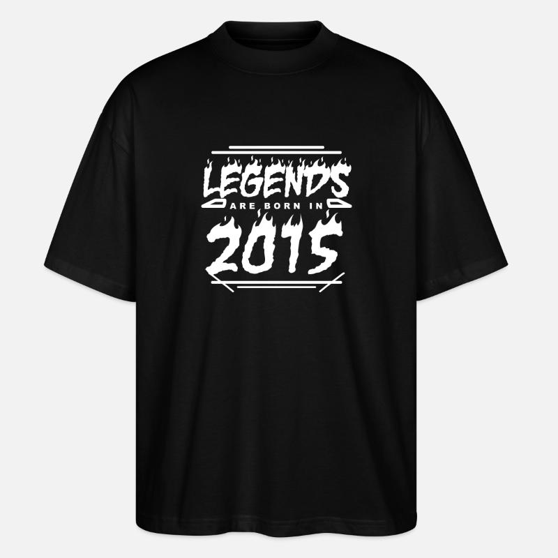 2015 - Année 2015 - Année 2015 - T-shirt bio Blaster 2.0 coupe oversize Stanley/Stella Unisexe - noir