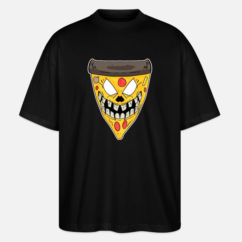 Pizza Zombie - T-shirt bio Blaster 2.0 coupe oversize Stanley/Stella Unisexe - noir