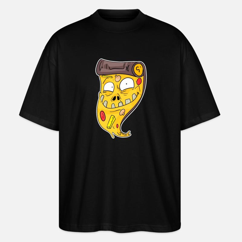 Pizza Zombie - T-shirt bio Blaster 2.0 coupe oversize Stanley/Stella Unisexe - noir