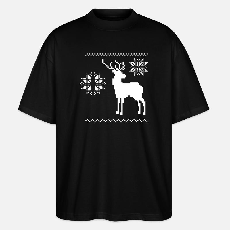 Renne - T-shirt bio Blaster 2.0 coupe oversize Stanley/Stella Unisexe - noir