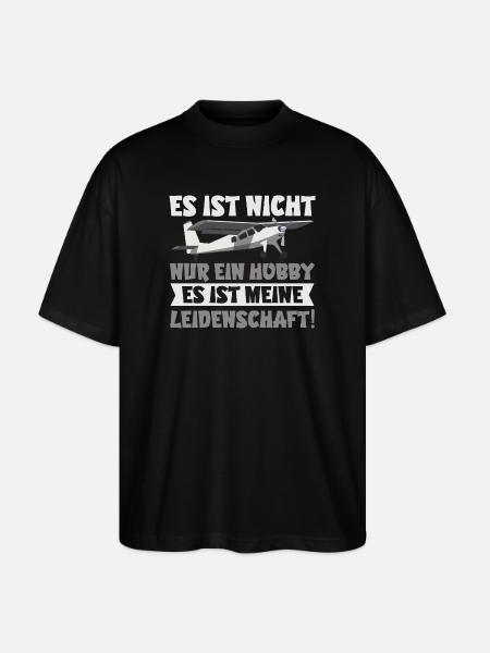 Flugzeugmodellbauer Modellflug Hobby Geschenk - Stanley/Stella Oversized Unisex Bio T-Shirt Blaster 2.0 - Schwarz