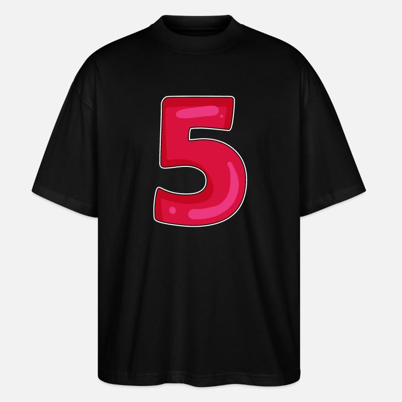 5 - Stanley/Stella Oversized Unisex Bio T-Shirt Blaster 2.0 - Schwarz