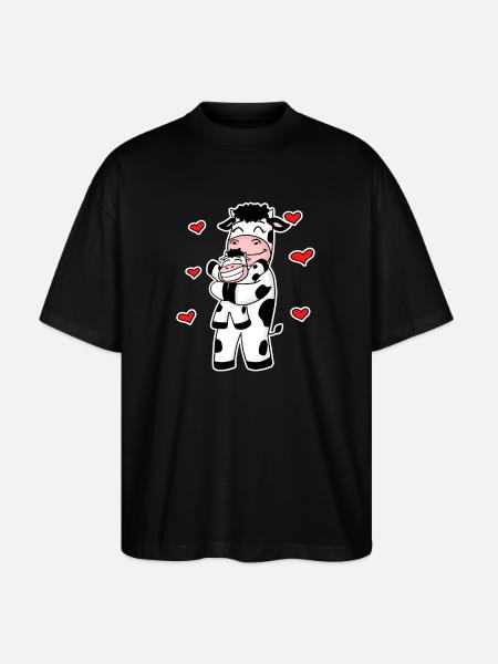 Kofamilie - Ko med baby - Komotiv - Stanley/Stella Oversize Unisex Øko T-shirt Blaster 2.0 - sort