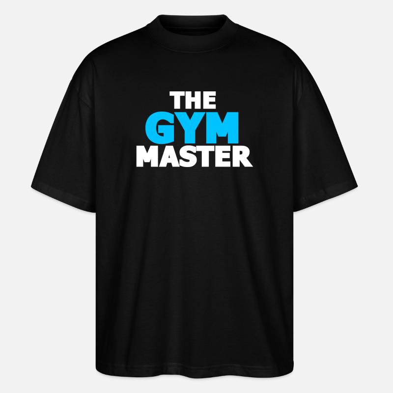 The Gym Master - Stanley/Stella Oversized Unisex Bio T-Shirt Blaster 2.0 - Schwarz