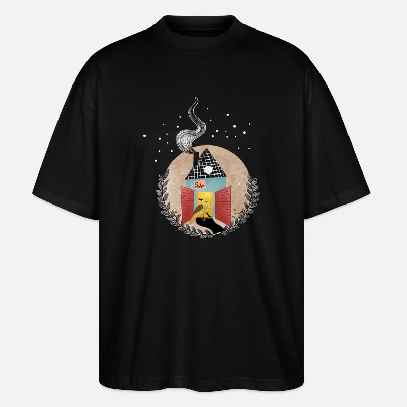Joyeux Noël - T-shirt bio Blaster 2.0 coupe oversize Stanley/Stella Unisexe - noir