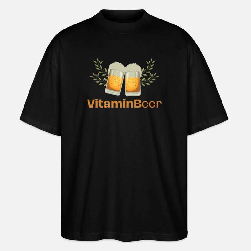 VitaminB - Stanley/Stella Oversized Unisex Bio T-Shirt Blaster 2.0 - Schwarz