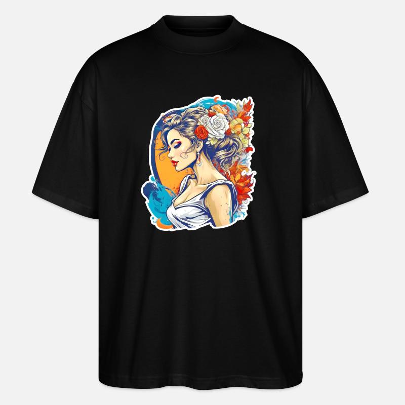 Braut - Stanley/Stella Oversized Unisex Bio T-Shirt Blaster 2.0 - Schwarz