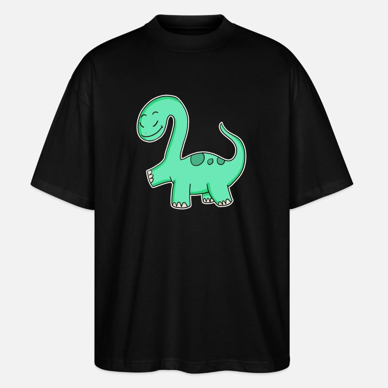 Dino - Stanley/Stella Oversized Unisex Organic T-shirt Blaster 2.0 - black