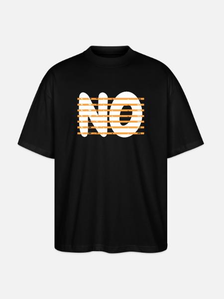 Read between the lines - Stanley/Stella Oversized Unisex Organic T-shirt Blaster 2.0 - black