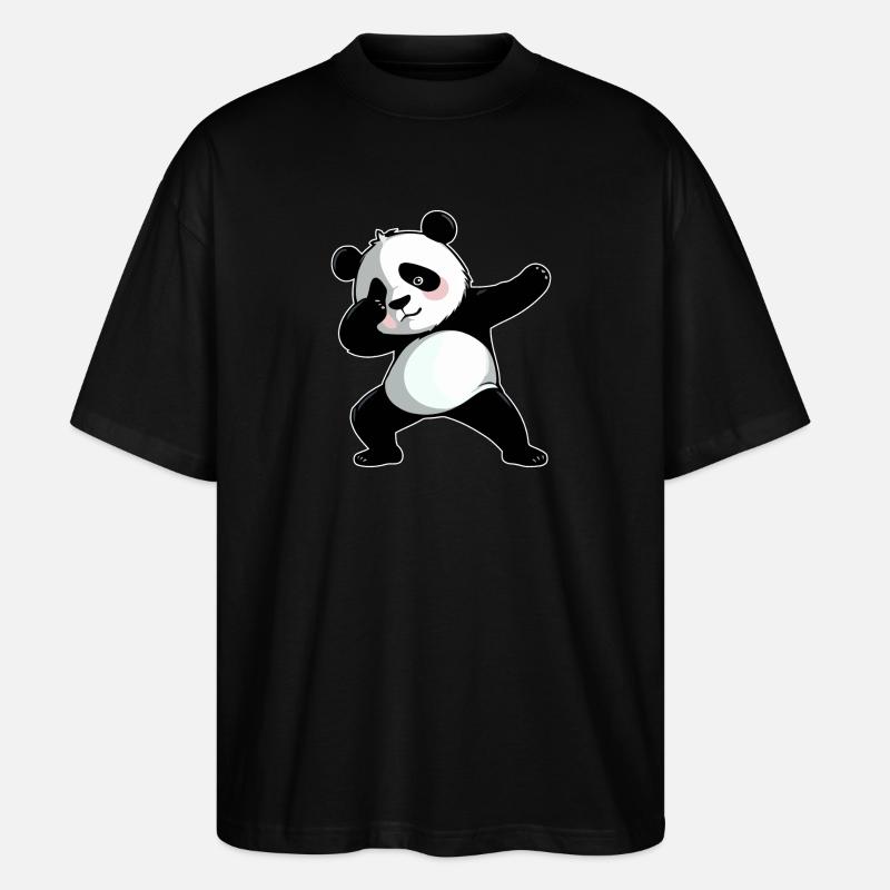 Dabbing Panda - T-shirt bio Blaster 2.0 coupe oversize Stanley/Stella Unisexe - noir
