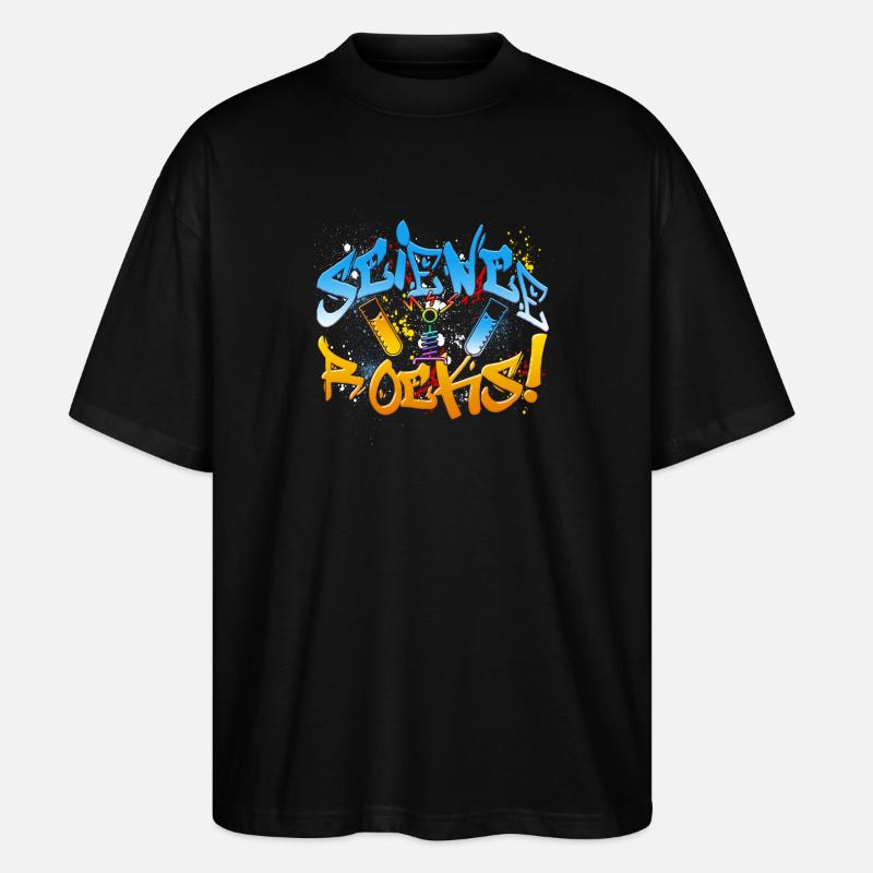 Science rocks - Stanley/Stella Oversized Unisex Bio T-Shirt Blaster 2.0 - Schwarz
