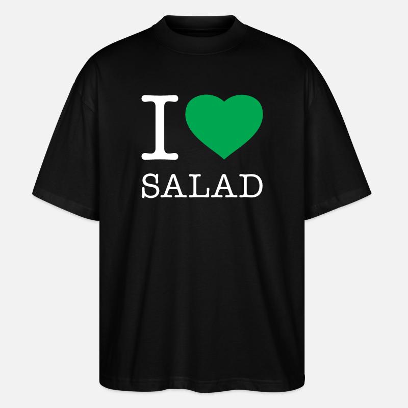 J’ADORE LA SALADE - T-shirt bio Blaster 2.0 coupe oversize Stanley/Stella Unisexe - noir