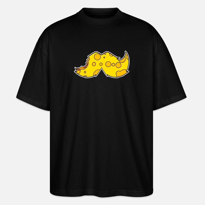 Moustache Moustache Barbe Fromage - T-shirt bio Blaster 2.0 coupe oversize Stanley/Stella Unisexe - noir