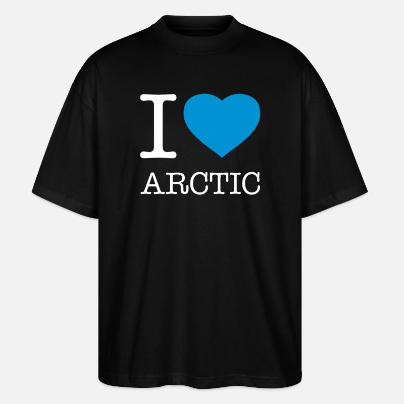 J’ADORE L’ARCTIQUE - T-shirt bio Blaster 2.0 coupe oversize Stanley/Stella Unisexe - noir