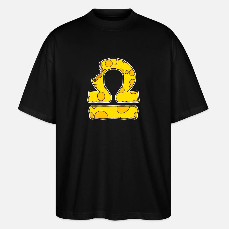 Sternzeichen Waage Symbol - Stanley/Stella Oversized Unisex Bio T-Shirt Blaster 2.0 - Schwarz