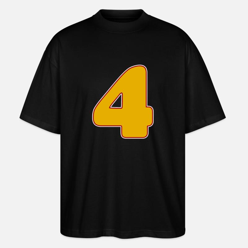 4 - Quatre - T-shirt bio Blaster 2.0 coupe oversize Stanley/Stella Unisexe - noir