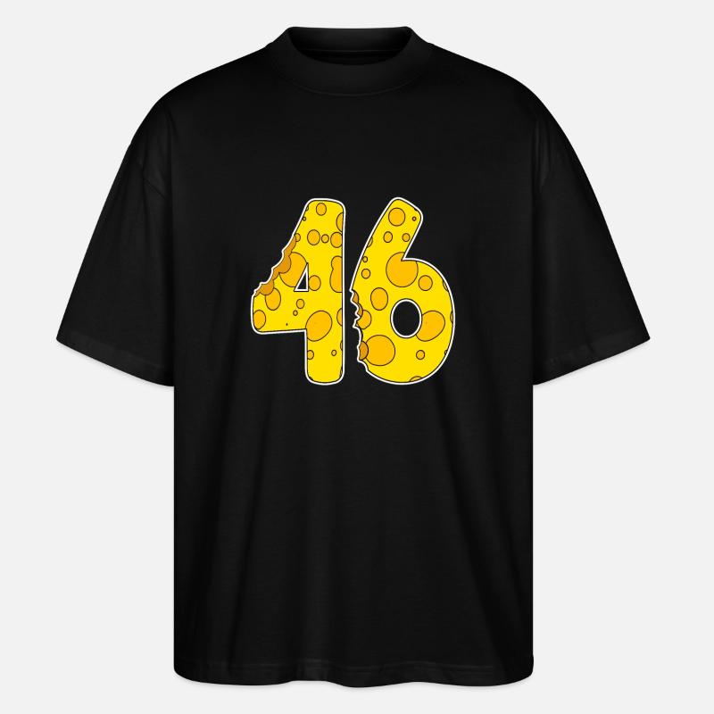 46 ans de Lustig Käse - T-shirt bio Blaster 2.0 coupe oversize Stanley/Stella Unisexe - noir