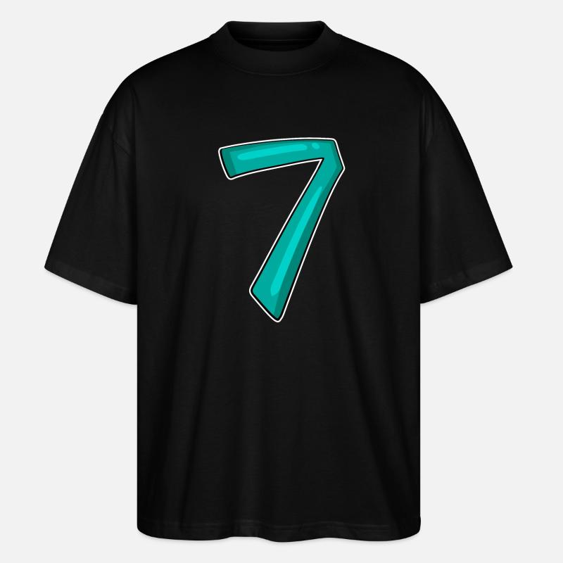 7 - Stanley/Stella Oversized Unisex Organic T-shirt Blaster 2.0 - black