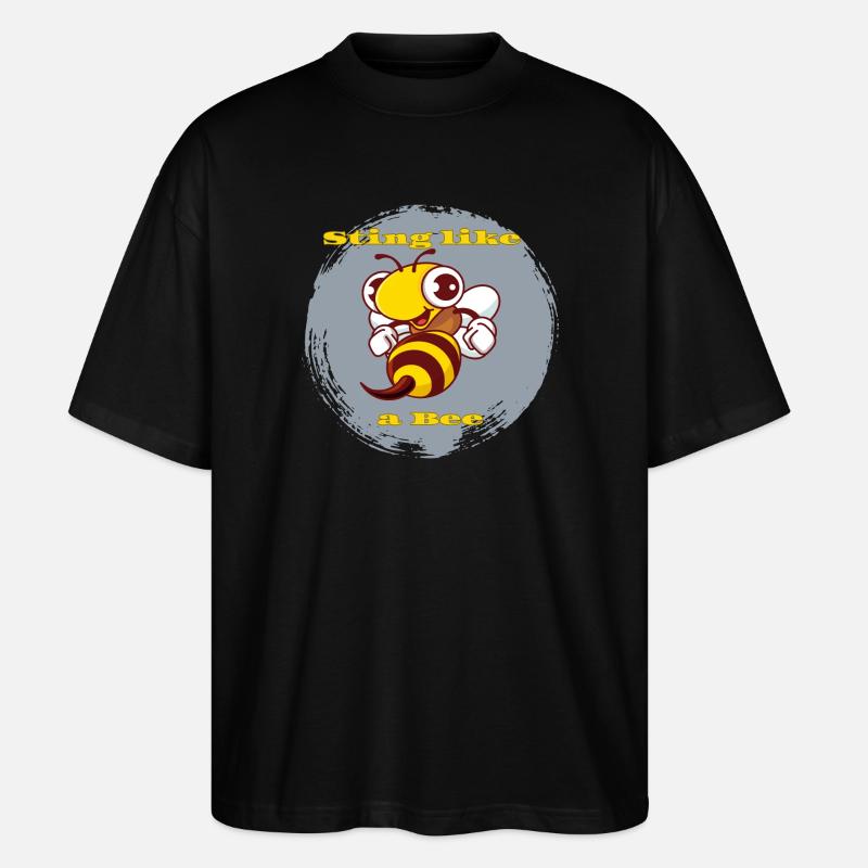 Sting like a bee - Stanley/Stella Oversized Unisex Bio T-Shirt Blaster 2.0 - Schwarz