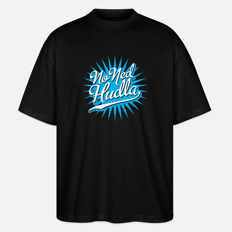 No ned huddla - Stanley/Stella Oversized Unisex Bio T-Shirt Blaster 2.0 - Schwarz