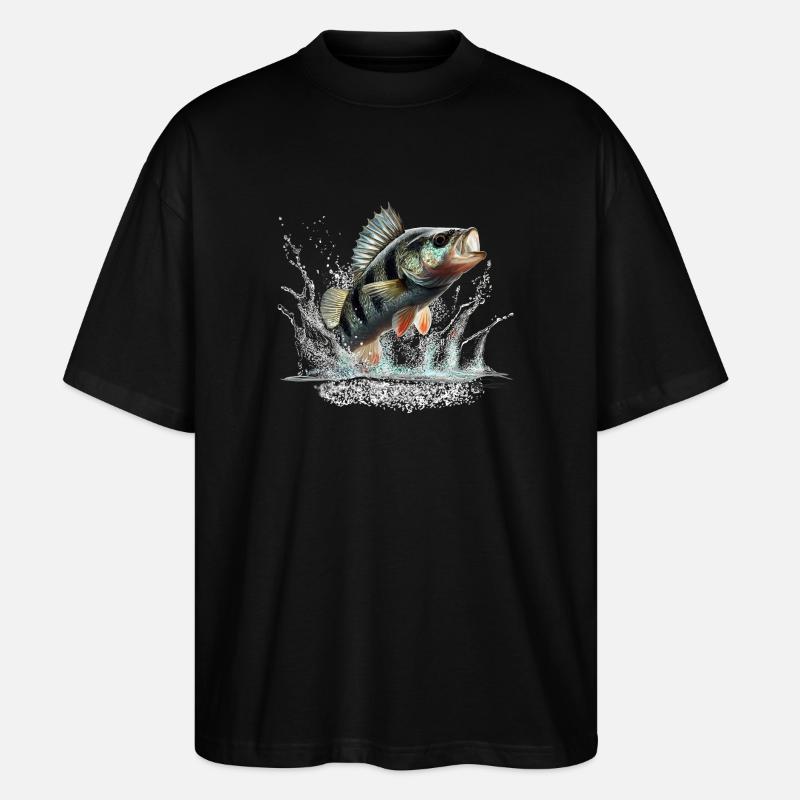 Barsch - Stanley/Stella Oversized Unisex Bio T-Shirt Blaster 2.0 - Schwarz