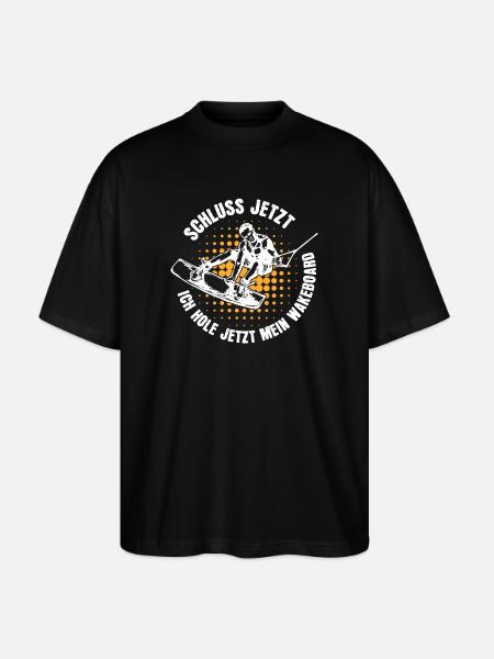 Stunt Wakeboard Surfboard Kitesurfer Statement - Stanley/Stella Oversized Unisex Organic T-shirt Blaster 2.0 - black