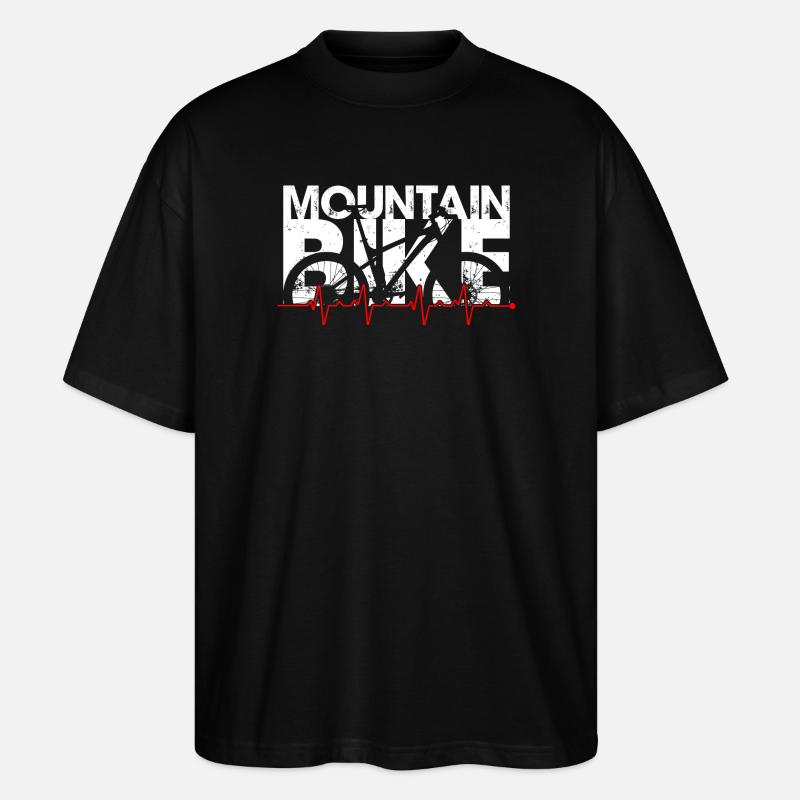 Rythme du VTT - T-shirt bio Blaster 2.0 coupe oversize Stanley/Stella Unisexe - noir