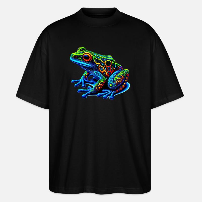 Frosch - Stanley/Stella Oversized Unisex Bio T-Shirt Blaster 2.0 - Schwarz