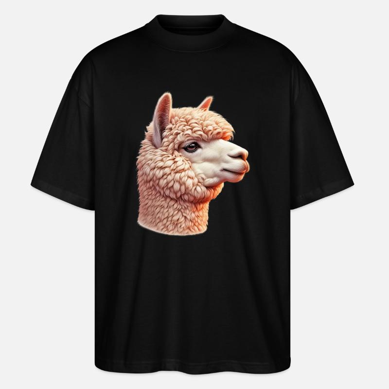 Alpaka - Stanley/Stella Oversized Unisex Bio T-Shirt Blaster 2.0 - Schwarz