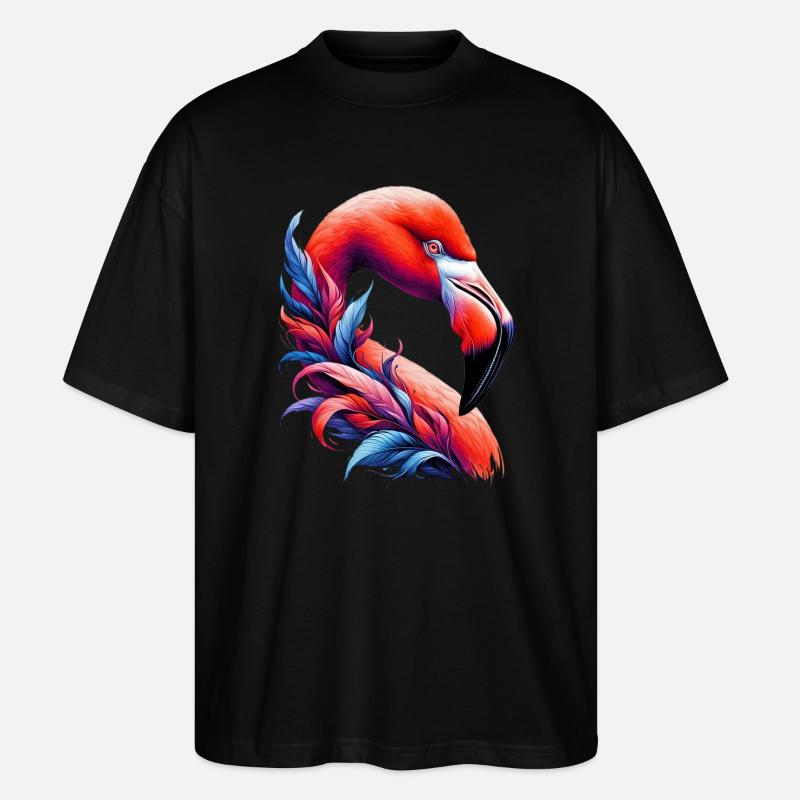 Flamant - T-shirt bio Blaster 2.0 coupe oversize Stanley/Stella Unisexe - noir