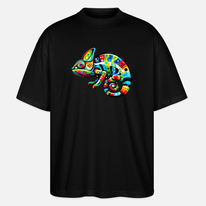 Chameleon - Stanley/Stella Oversized Unisex Organic T-shirt Blaster 2.0 - black
