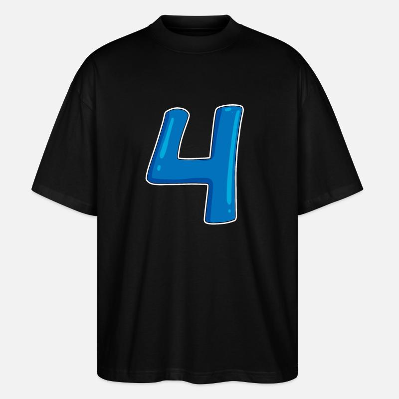 4 - Stanley/Stella Oversized Unisex Bio T-Shirt Blaster 2.0 - Schwarz