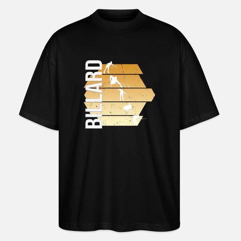 Billard - Stanley/Stella Oversized Unisex Bio T-Shirt Blaster 2.0 - Schwarz