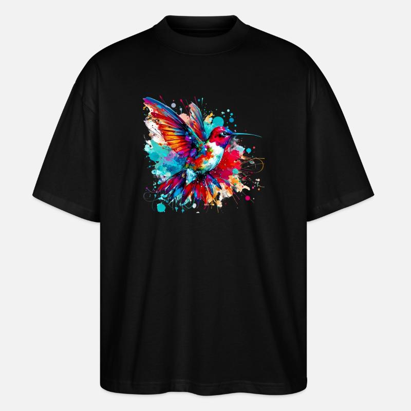 Colibri - T-shirt bio Blaster 2.0 coupe oversize Stanley/Stella Unisexe - noir