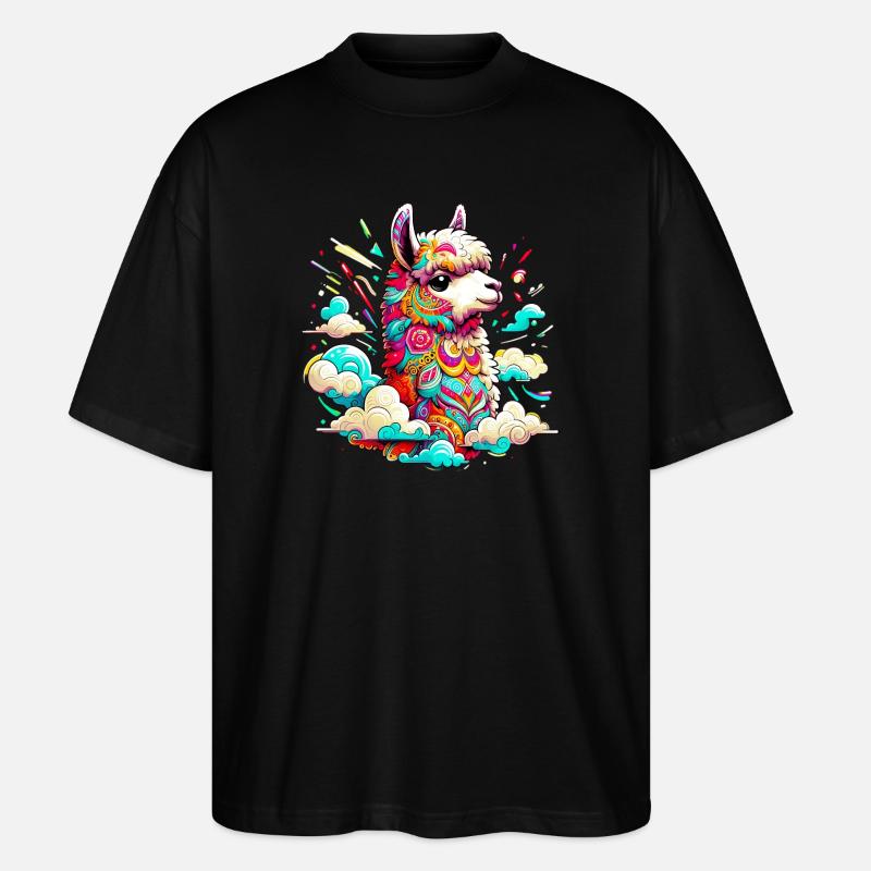 Alpaga - T-shirt bio Blaster 2.0 coupe oversize Stanley/Stella Unisexe - noir