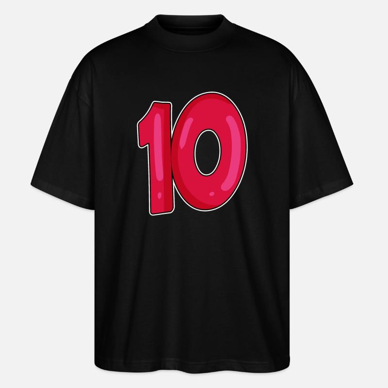 10 - Stanley/Stella Oversized Unisex Organic T-shirt Blaster 2.0 - black