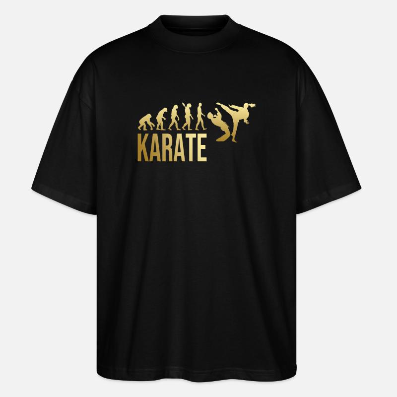 Evolution Karate - Stanley/Stella Oversized Unisex Bio T-Shirt Blaster 2.0 - Schwarz