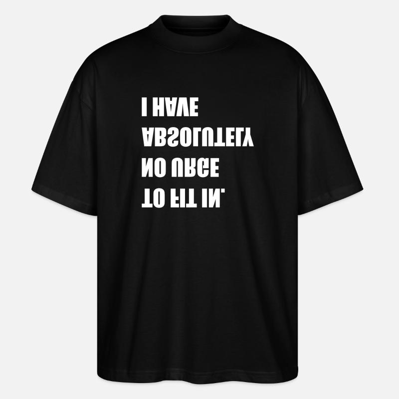 pas envie de s’intégrer - T-shirt bio Blaster 2.0 coupe oversize Stanley/Stella Unisexe - noir