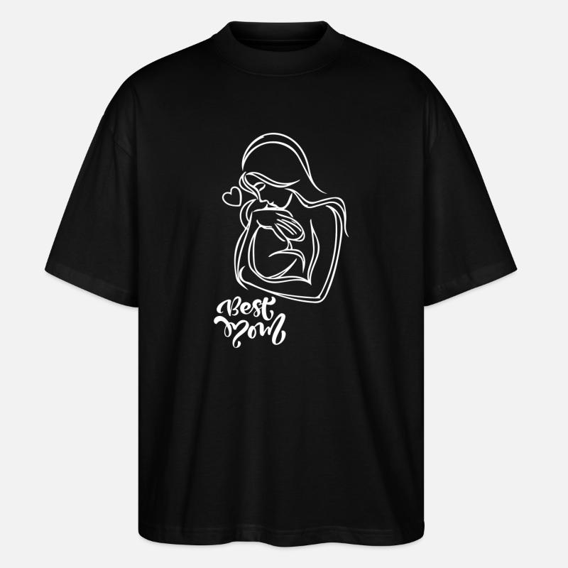 MAMA - Stanley/Stella Oversized Unisex Bio T-Shirt Blaster 2.0 - Schwarz