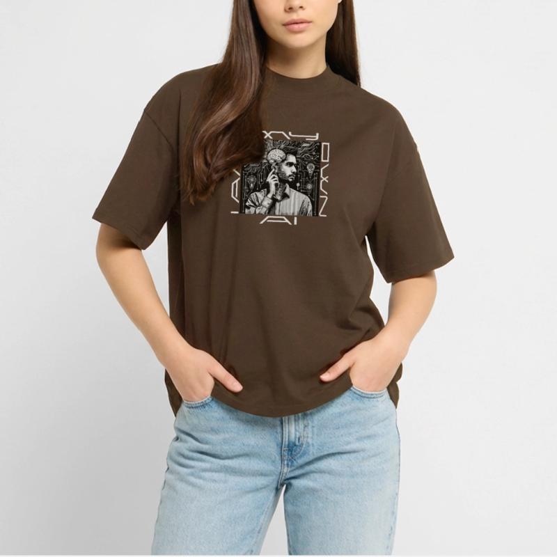 Headwork : Ghost rencontre le code T-shirt bio Blaster 2.0 coupe oversize Stanley/Stella Unisexe