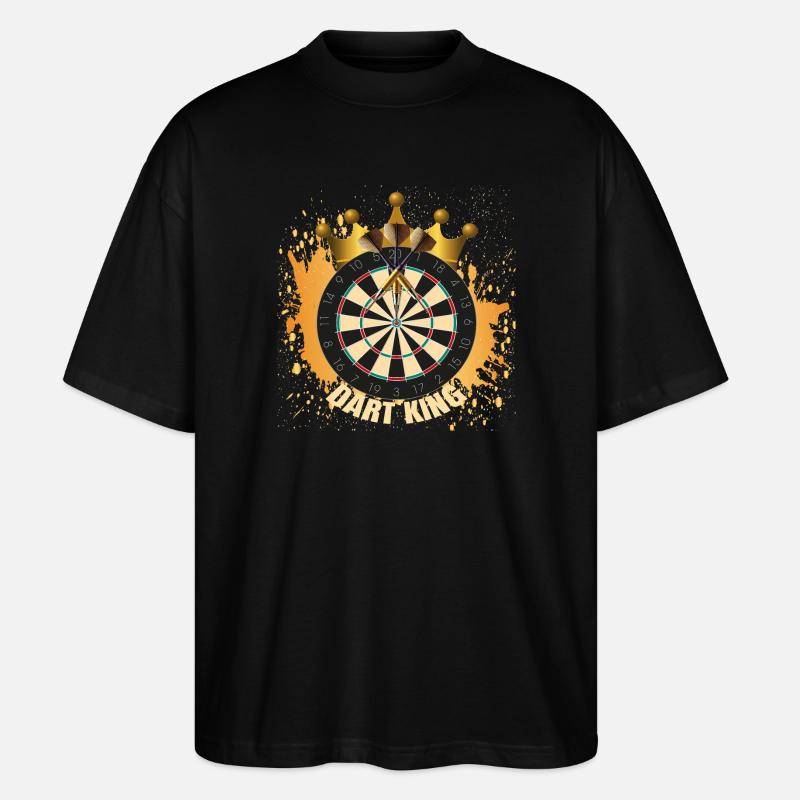 Dart King - Stanley/Stella Oversized Unisex Bio T-Shirt Blaster 2.0 - Schwarz