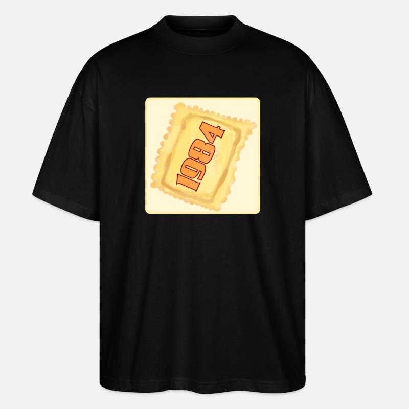 42E ANNIVERSAIRE 1984 RAVIOLI - T-shirt bio Blaster 2.0 coupe oversize Stanley/Stella Unisexe - noir