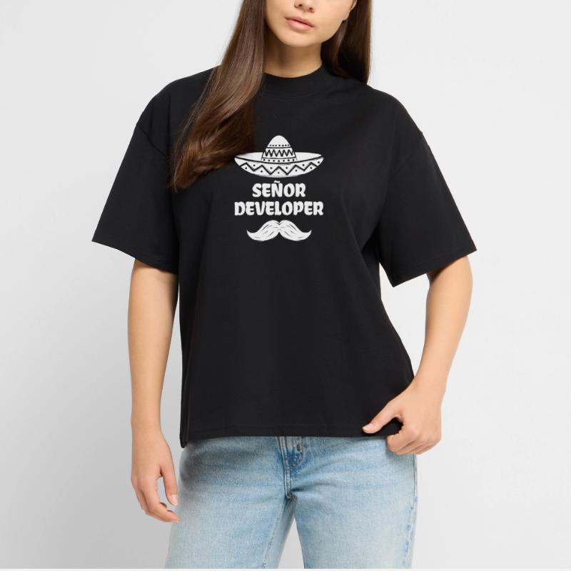 Déclaration du développeur Code Informatique Geek Scripting T-shirt bio Blaster 2.0 coupe oversize Stanley/Stella Unisexe
